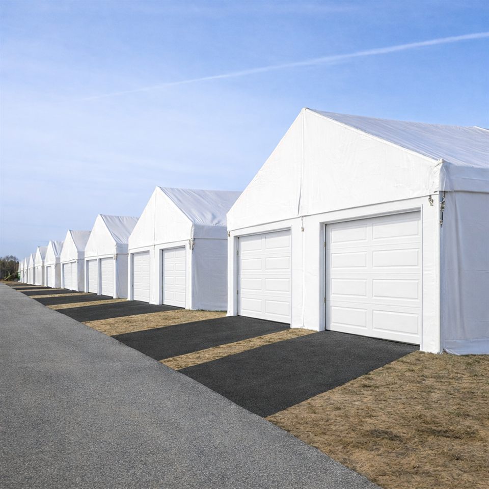 Temporary Warehousing & Logistics Halls